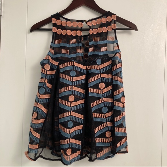 EUC! - Anthro | Akemi + Kin Kalila Sheer Tank - Picture 5 of 9